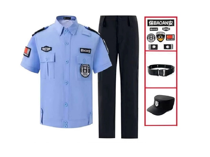 夏季保安服定制衬衫短袖套装