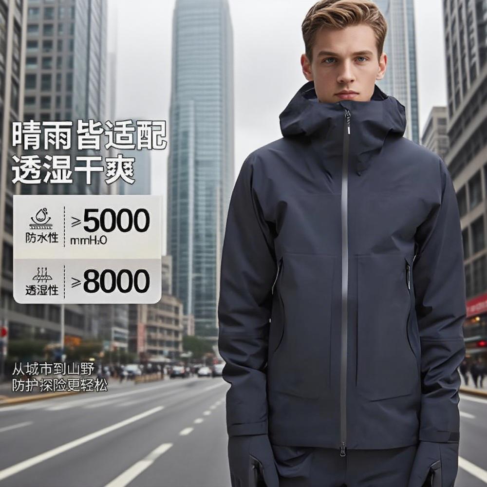 定制工作服选定制软壳拼色冲锋衣三合一