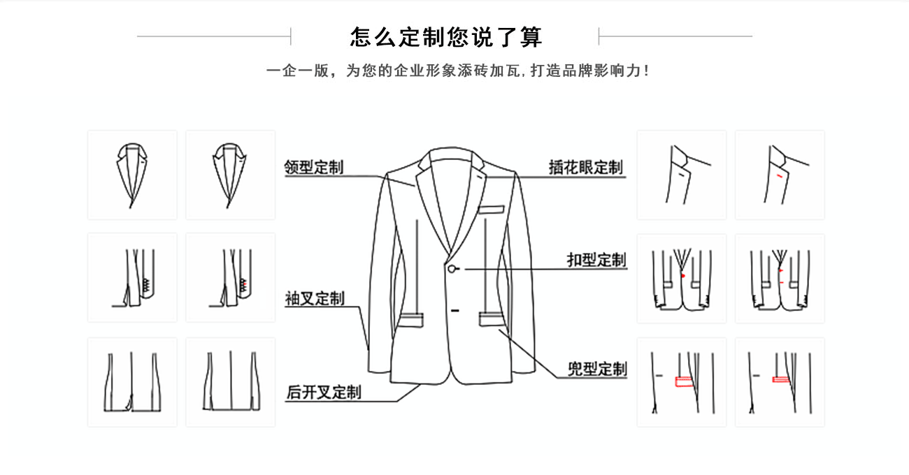 修身韩版小西装对后开叉工艺的选择