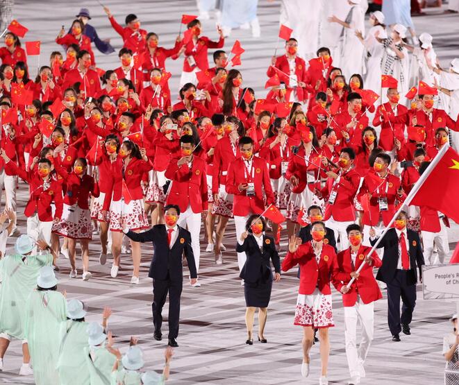 东京奥运会中国入场服装