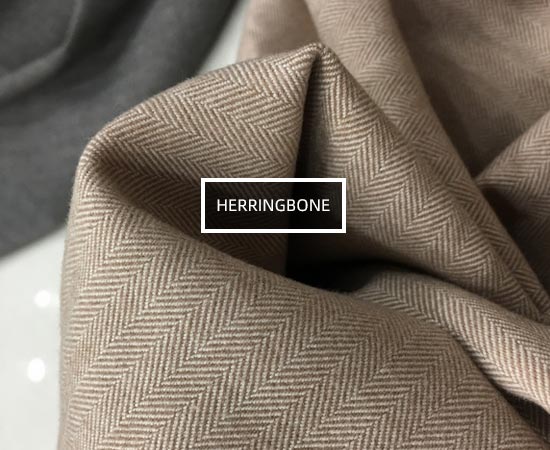 面料花纹种类的名称-Herringbone(鱼骨纹/人字纹)